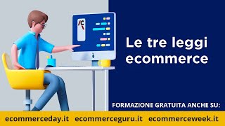 Le 3 Leggi dellEcommerce  Videolezione breve 2 [upl. by Dolley]