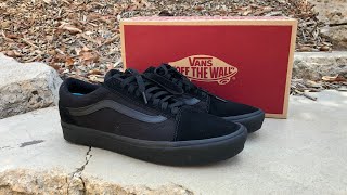 Vans Old Skool Comfycush Unboxing blackblack [upl. by Tuhn]