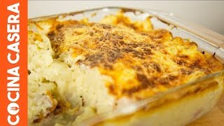 Coliflor con Bechamel al Horno Gratinada [upl. by Aldous]