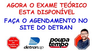 AGORA ESTA DISPONÍVEL A PROVA TEÓRICA DO DETRAN  FAÇA O AGENDAMENTO NO SITE DO DETRAN [upl. by Lexi]