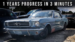 65 Mustang Restomod Timelapse [upl. by Nnazus232]