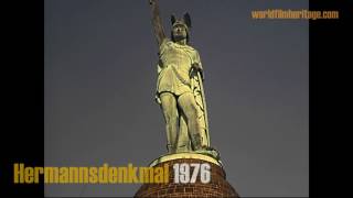 Hermannsdenkmal 1976  Hermann Monument  Detmold  Teutoburger Wald [upl. by Najar]