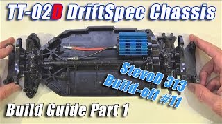 Tamiya TT02D DriftSpec Build Part 1  Nissan Skyline GTR Buildoff 11 [upl. by Behlke]