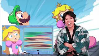 Luigis Ballad ANIMATED MUSIC VIDEO  Starbomb Reaction [upl. by Aerdnek]