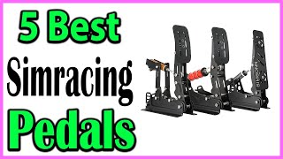 TOP 5 Best Simracing Pedals Review 2024 [upl. by Ennairak]