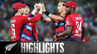 Munros 18ball 50 in Qualifier  HIGHLIGHTS  TransTasman Tri Series  BLACKCAPS v England [upl. by Anastasio]