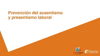 Prevención del ausentismo y presentismo laboral [upl. by Linker]