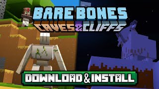 Bare Bones Texture Pack 117  1171 Download amp Install Tutorial [upl. by Reggi]