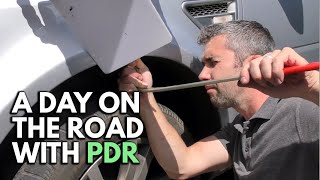 A Day On The Road With Paintless Dent Removal PDR [upl. by Elissa]