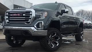 New 2019 GMC Sierra 62 L Black Widow Custom 4x4 Lifted Truck  Dave Arbogast GMC G13927 [upl. by Nyvar]