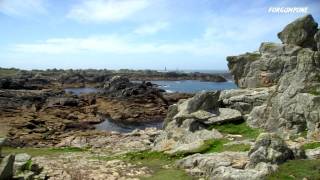 Ile dOuessantlîle aux 5 pharesOuessant island with five lighthouses [upl. by Sardella]