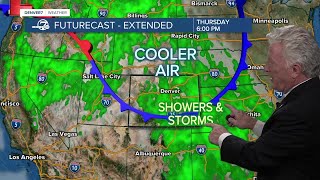 Colorado forecast Storms return to Denver weather this week [upl. by Tice752]