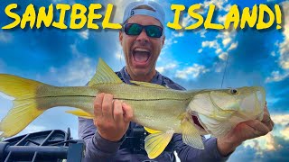 Sanibel Island Kayak Fishing  Sheepshead Snook Redfish Trout [upl. by Neztnaj]