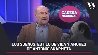 La ÚLTIMA ENTREVISTA de ANTONIO SKÁRMETA en VIA X [upl. by Clarinda]