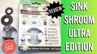 SinkShroom Ultra Bathroom Sink Drain Protector REVIEW [upl. by Danice]