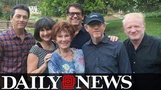 ‘Happy Days’ Cast Reunites To Honor Co Star Erin Moran [upl. by Nogras]