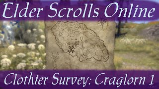 Clothier Survey Craglorn 1 Elder Scrolls Online [upl. by Adnyc]