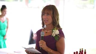 💕💕 Heartfelt Mother of Bride Speech bring groom to tears [upl. by Cristi]