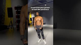 5 exercices pour grossir le haut des pectoraux [upl. by Ailadgim]