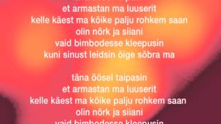 Smilers feat Genka  Armastan ma luuserit [upl. by Rimaj]