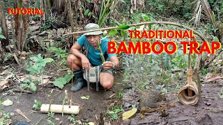 HOW TO MAKE EFFECTIVE BAMBOO TRAP TUTORIAL BAYAWAK HUNTING PART 8 [upl. by Wolpert521]