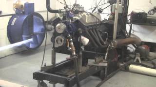 Ford 351 Cleveland 393 stroker on dyno  440HP [upl. by Sinnaoi294]