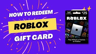 How To Redeem Roblox Gift Card Codes  Mobile AND Desktop [upl. by Mylo]