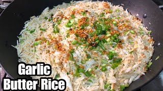 10 Minutes Recipe  Simple Quick amp Easy Garlic Butter Rice 🙂 [upl. by Amble654]