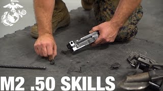 How to Assemble and Disassemble an M2 50 Cal Machine Gun  Marine Infantry Knowledge [upl. by Lalad728]