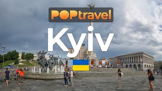 Walking in KYIV KIEV  Ukraine 🇺🇦 Maidan Khreschatyk Monastery and Park  4K 60fps UHD [upl. by Hibbitts]