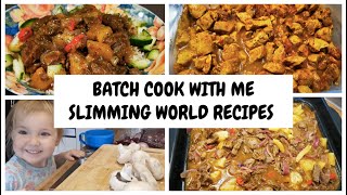 BATCH COOK WITH ME  SLIMMING WORLD RECIPES [upl. by Jolyn]