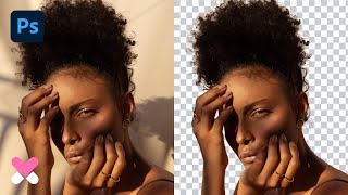 Remove Background amp Hair FAST in Adobe Photoshop [upl. by Ahcim]