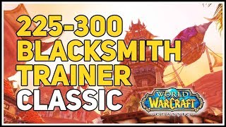 225300 Blacksmith Trainer Booty Bay location WoW Classic [upl. by Ahsatniuq]