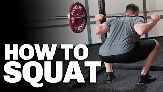 How To Squat with Perfect Form  Simple StepByStep Set Up amp Technique Demo [upl. by Beetner]