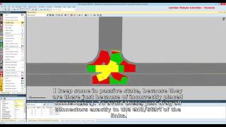 Vissim Tutorial  Lesson 6  Create unsignalized intersection [upl. by Nirtiak]