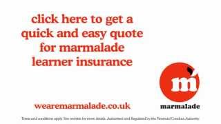 Marmalade Learner Driver Insurance Ad [upl. by Eliot530]