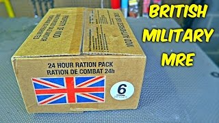 Testing British Military MRE 24Hr Combat Food Ration [upl. by Atolrac]