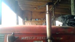 Massey Ferguson 65 Diesel cold start [upl. by Ormond559]