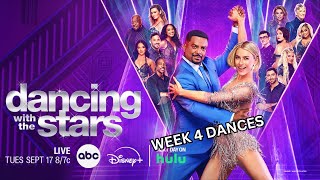 DWTS Season 33 Dances  Week 4 Dedication Night [upl. by Flavius]