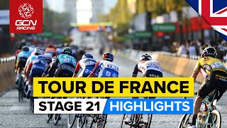 Tour de France 2021 Stage 21 Highlights  Can Cavendish Take The Record On The ChampsÉlysées [upl. by Ezekiel]