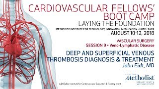 Deep and Superficial Venous Thrombosis Diagnosis amp Treatment John Eidt MD [upl. by Sura323]