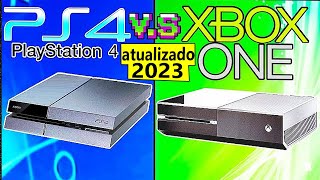 Comparando PS4 VS XBOX ONE 2023 ATUALIZADO SEM FRESCURA Jogos Gráficos Specs VS e [upl. by Shanley]