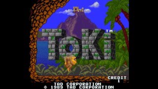 Toki Longplay Arcade 60 FPS [upl. by Emiolhs]