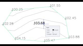 How to build a Civil 3D Surface using Text objects [upl. by Hayikat]