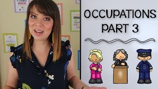 VOCABULARIO DE PROFESIONES EN INGLES  PARTE 3  JOBS AND OCCUPATIONS ENGLISH VOCABULARY [upl. by Susejedesoj]