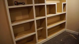 Building a Custom BuiltIn Bookcase [upl. by Atinas]