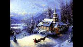 ❄ ❄ Silent Night ❄ Thomas Kinkade paintings ❄ ❄ [upl. by Cailean665]