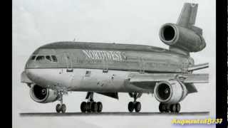 My Commercial Aircraft Drawings  1080P HD [upl. by Ellinej]