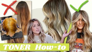 How to Tone for the Hair Color You Want  With Any Brand [upl. by Gilman]