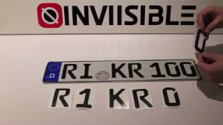 Make your license plate invisible  EU style  100 effect [upl. by Aehsila]